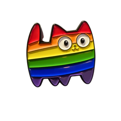 Rainbow Cat Enamel Pin