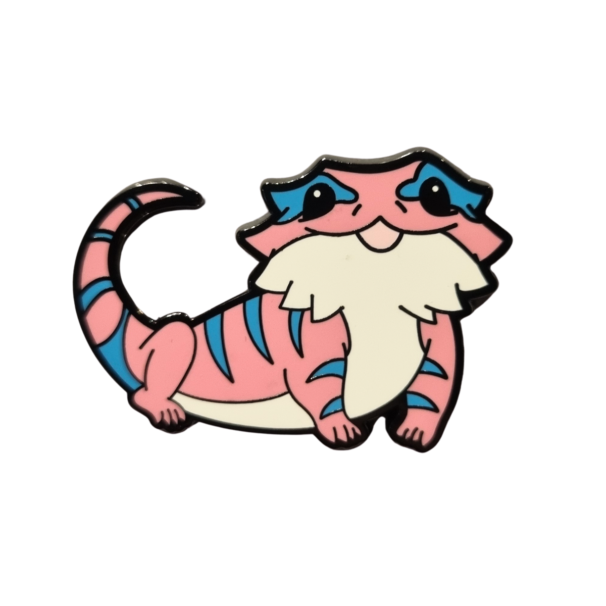 Trans Lizard Enamel Pin