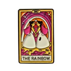 Tarot Lesbian Wedding Enamel Pin
