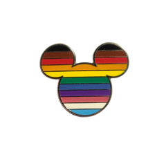 Rainbow Mickey Enamel Pin