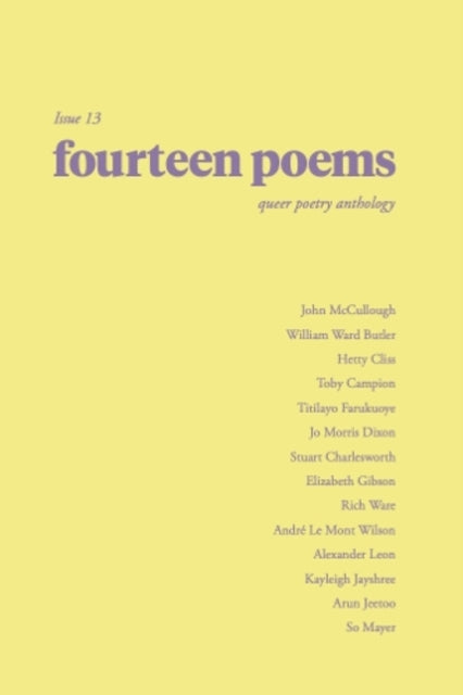 Fourteen poems: Issue 13