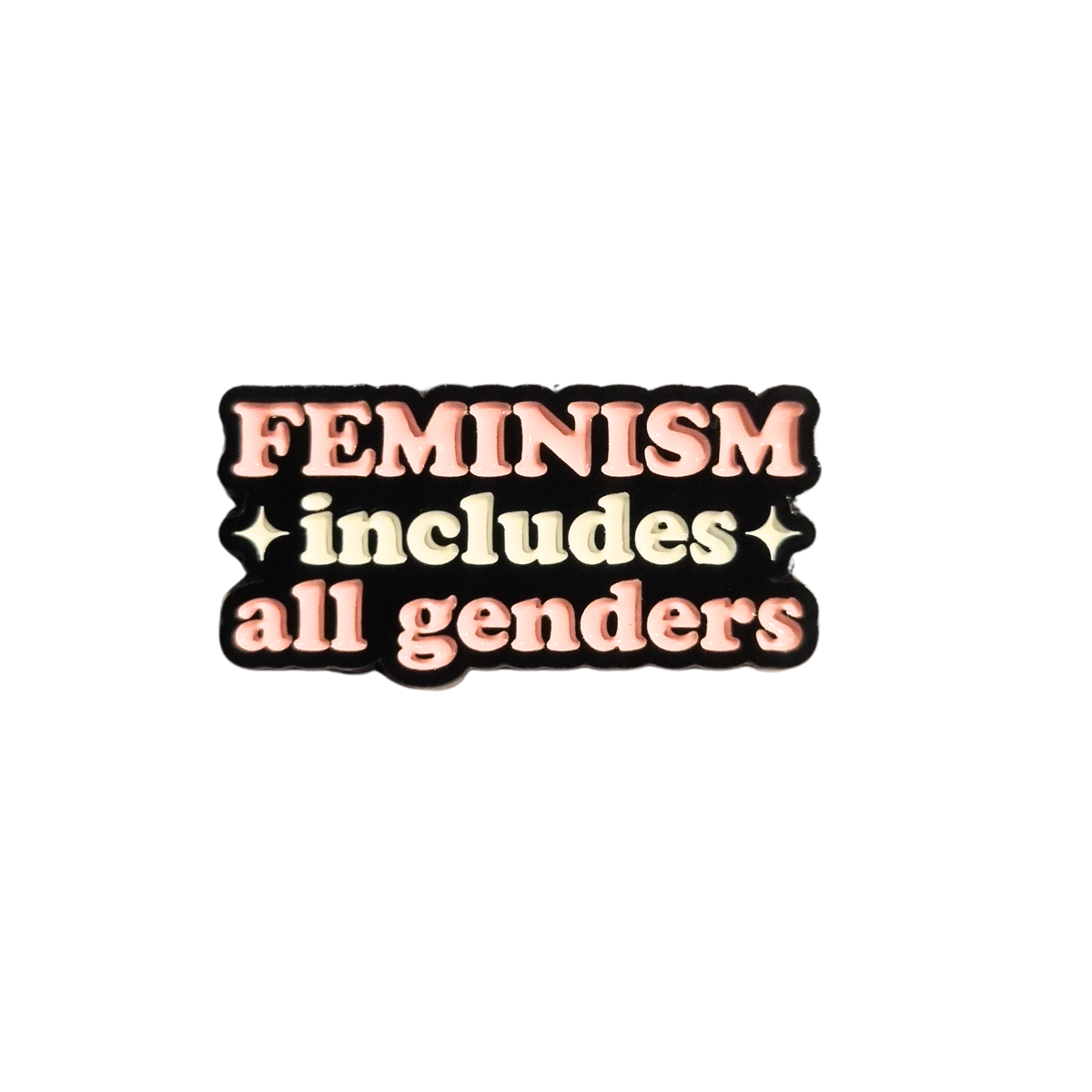 Feminism Includes All Genders Enamel Pin