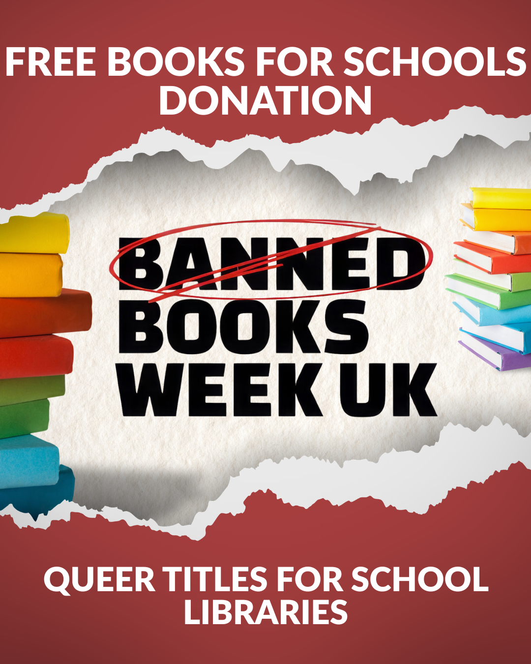 Free books For Schools Donation - Banned Books Week Edition