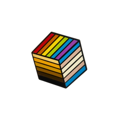 Queer Cube Enamel Pin