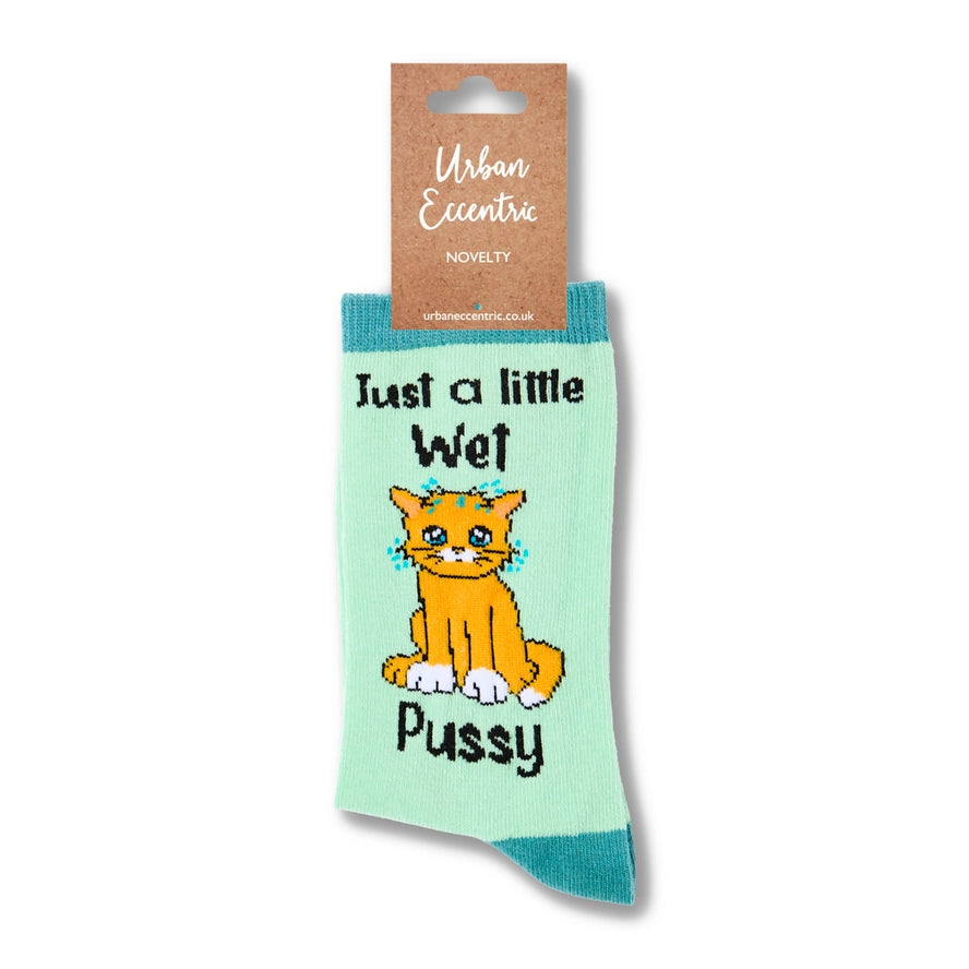 Just A Little Wet Pussy Socks