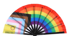 Intersex Inclusive Progress Pride Flag Cracking Fan