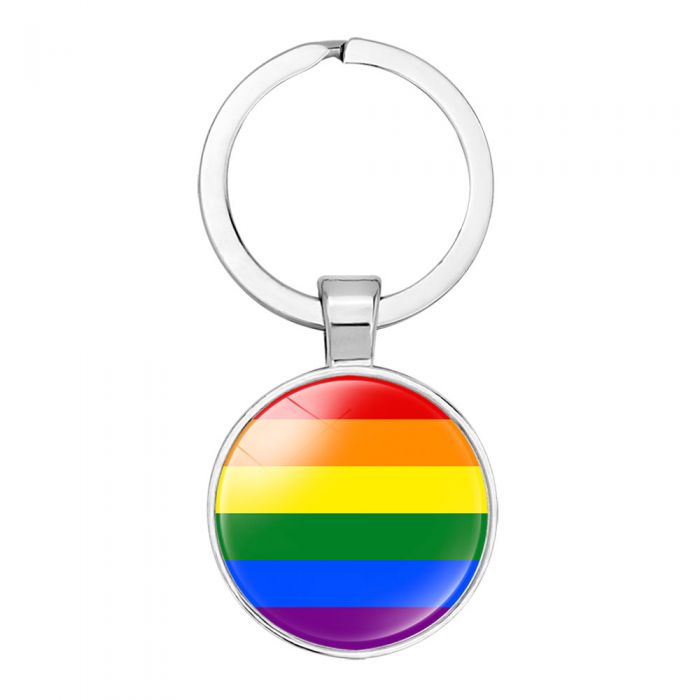 Rainbow Flag Pride Keyring (LGBT Accessories) – Queer Lit