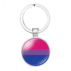 Bisexual Flag Pride Keyring (Round)