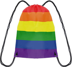 Rainbow Flag Pride Drawstring Bag
