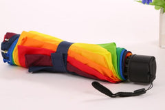 Compact Rainbow Flag Umbrella