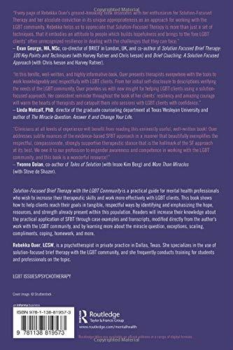 Solution-Focused Brief Therapy with the LGBT Community : Creating Futures through Hope and Resilience 