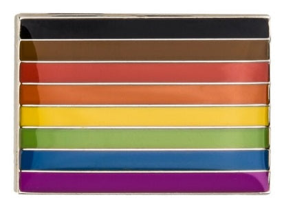 8 Colour Pride Rainbow Flag Enamel Pin