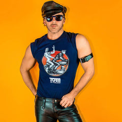 Tom of Finland "Easy Rider" T-shirt Navy