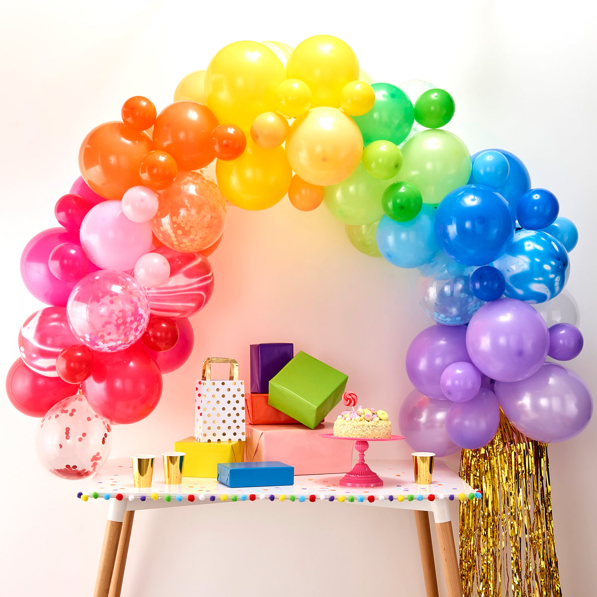 LGBTQ+ Rainbow Balloon Arch Kit