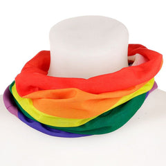 Gay Rainbow Neck Scarf Face Covering