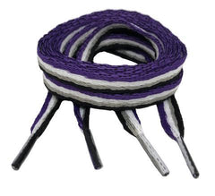 Asexual Flag Shoe Laces