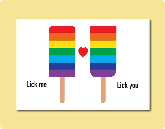 Lick Me, Lick You Card