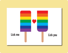 Lick Me, Lick You Card