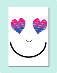 Bisexual Smiles Card