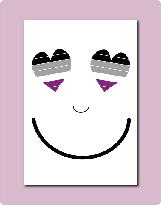 Asexual Smiles Card