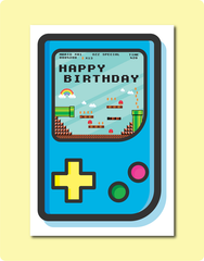 Retro Gamer Bday Card