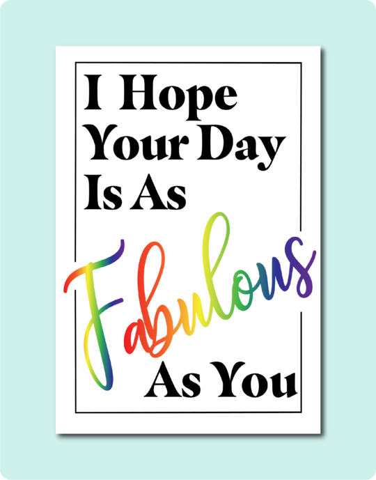 You are Fabulous Card