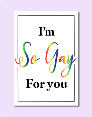 So Gay For U Card