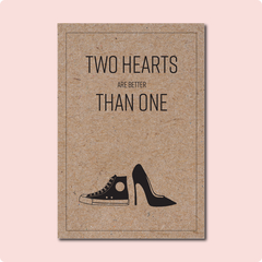 Two Hearts Are Better Card