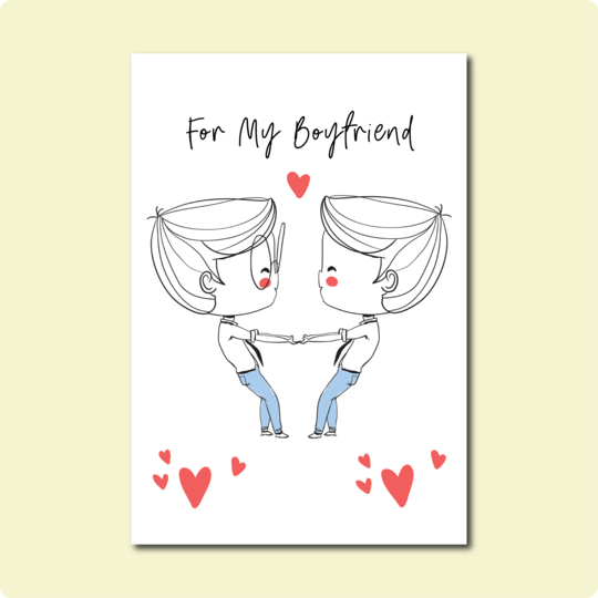 For My Boyfriend Card