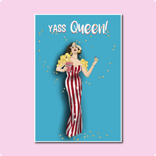 Manila Luzon Yass Queer Queen Card