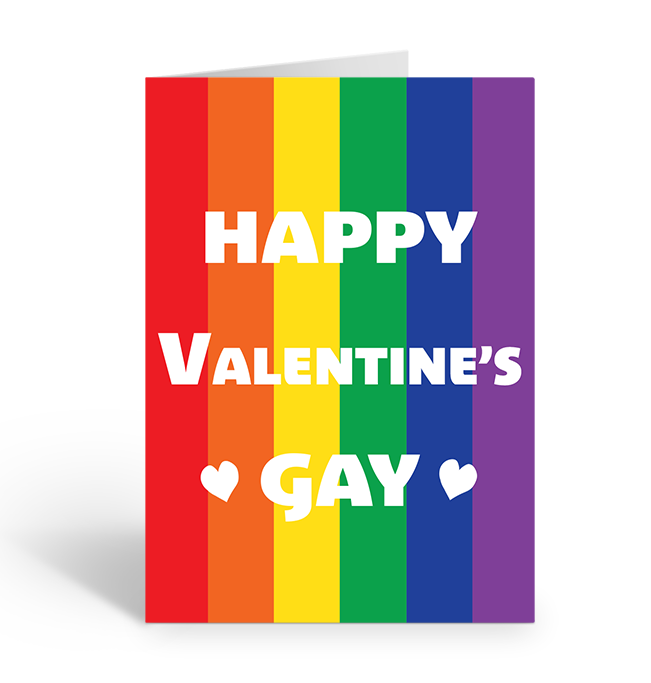 Happy Valentine's Gay Card