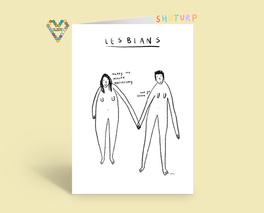 Lesbian Anniversary Card