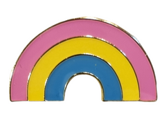 Pansexual Flag Rainbow Enamel Pin