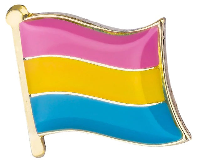 Pansexual Flag Enamel Pin