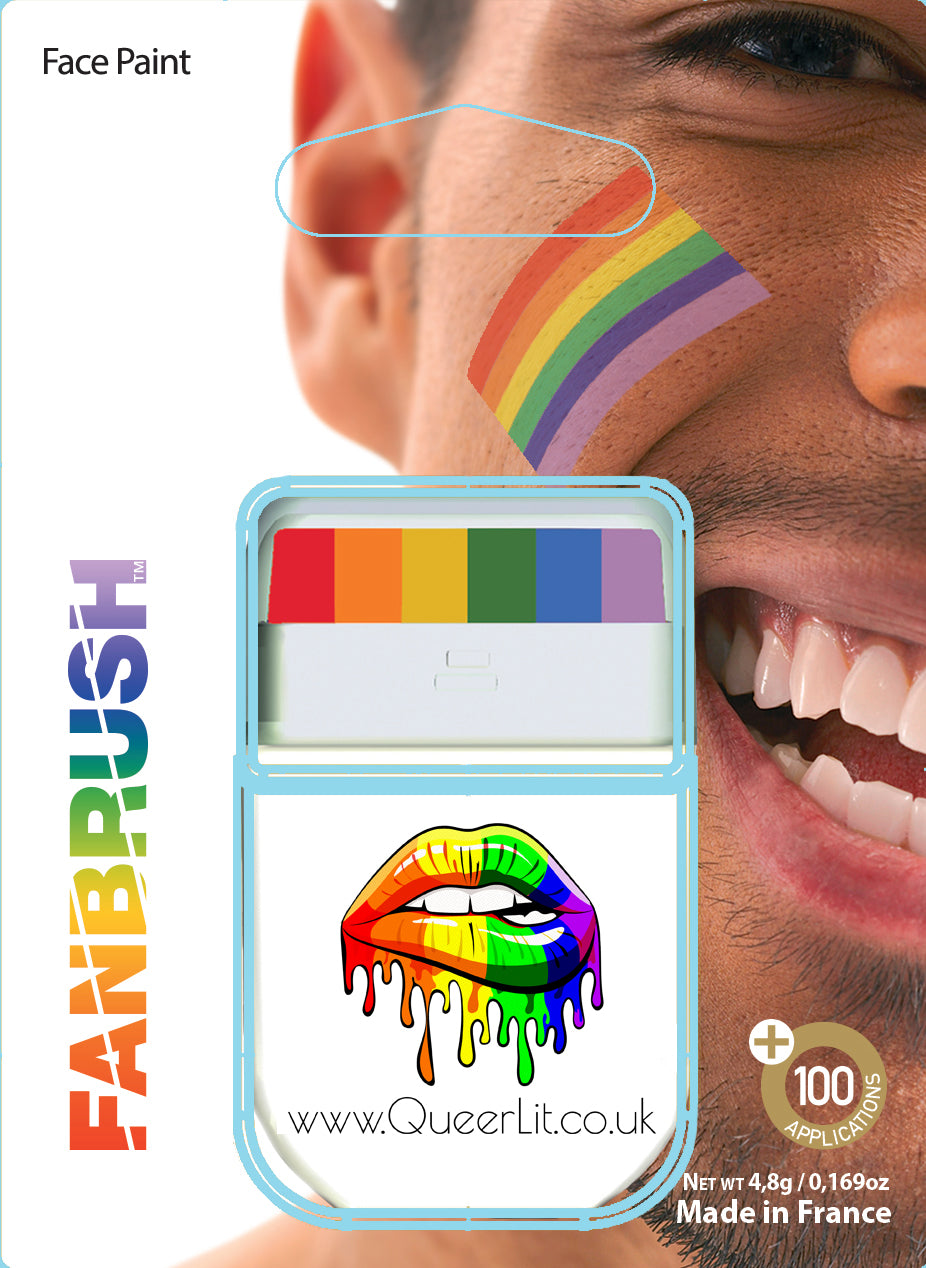 Rainbow Flag Face Paint
