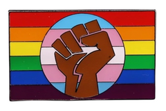 Pride Black Lives Matter Fist Enamel Pin