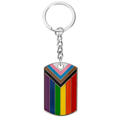 Progress Flag Pride Keyring