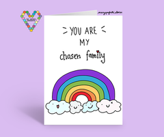 You Are My Chosen Family Card