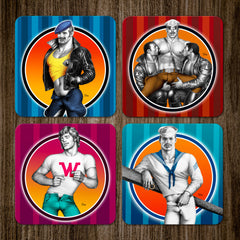 Tom of Finland Coaster Set (all 4)