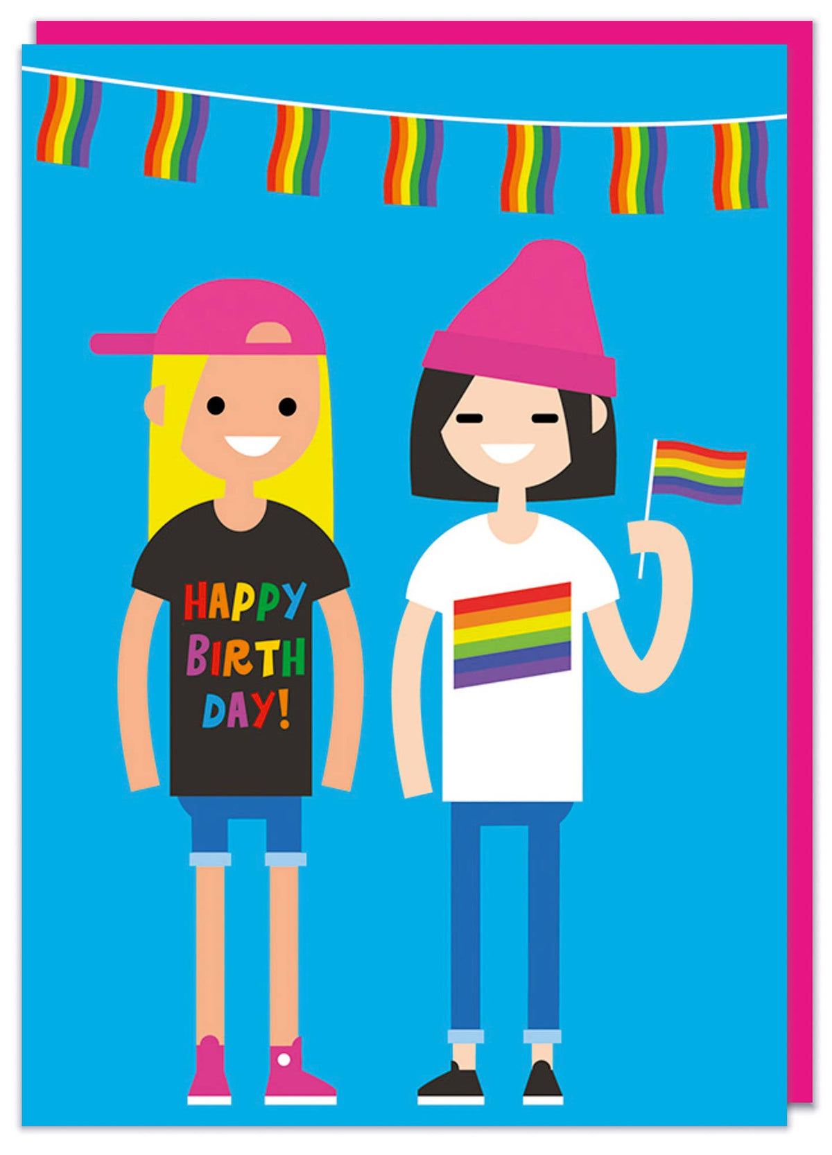 Pride Girls Birthday Card