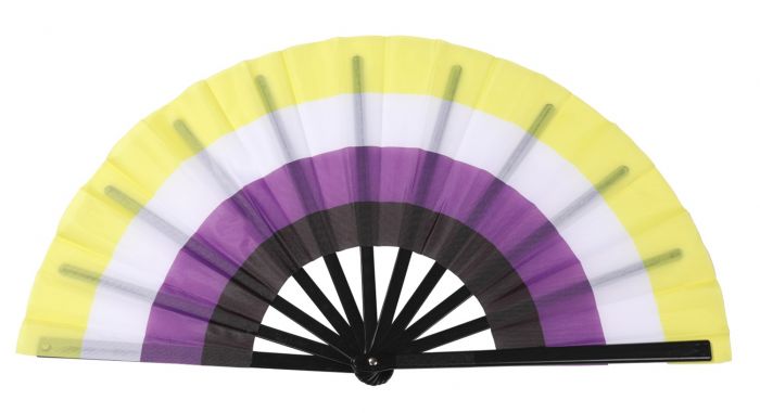 Non-Binary Flag Cracking Fan