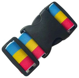 Pansexual Flag Luggage Strap