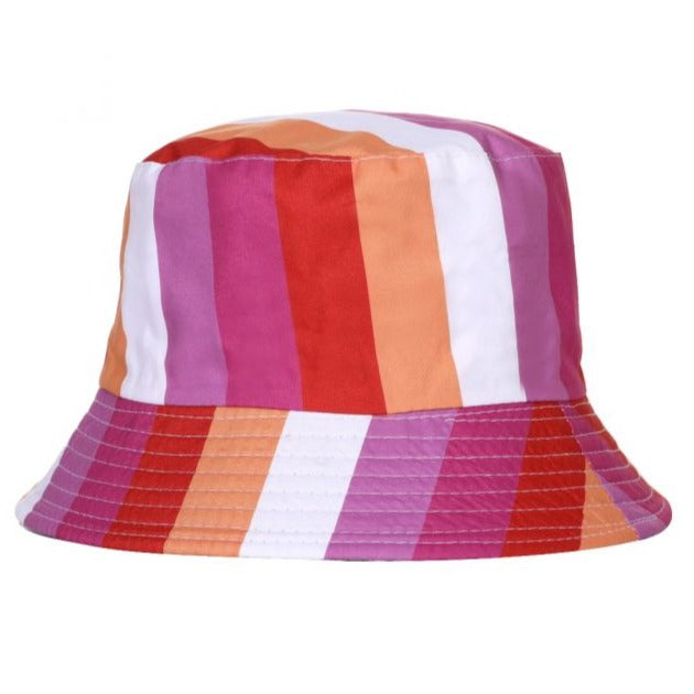 Lesbian Flag Bucket Hat