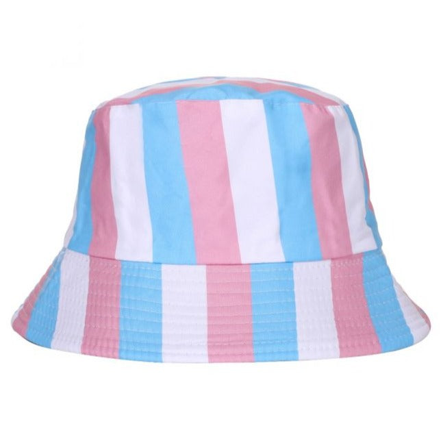 Transgender Flag Bucket Hat (LGBT Accessories) – Queer Lit