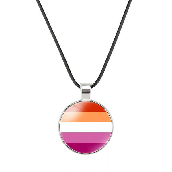 LGBT Pride Rainbow Jewelry Set - Stainless Steel Earrings, Necklace & Bracelet (6 Pieces)